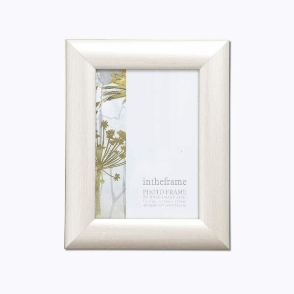 Curvey Silver Photo Frame Picture Frame 18cm x 12cm