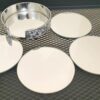 Diamante Glass Mirror Coasters with Glitter Crushed Diamante Coaster holder (Set of 4 Coaster) - Image 7