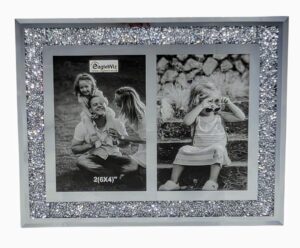 Crystal Double photo frame