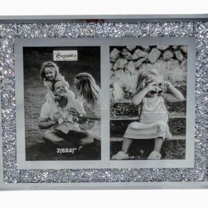 Crystal Double photo frame