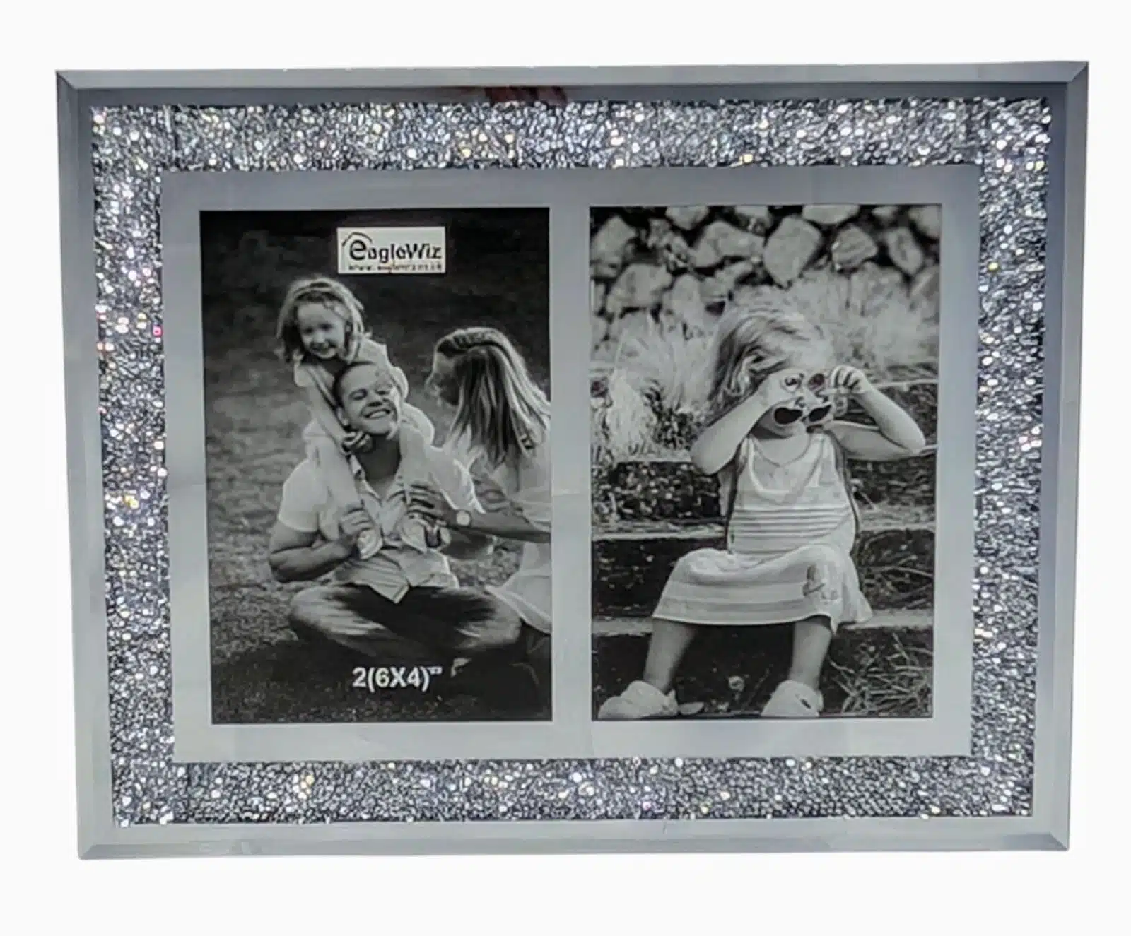 Crystal Double photo frame