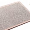 EagleWiz Gift Set 2 Rose Gold Mirrored Glass Glitter placemat and 4 RoseGold Drink Coasters - Image 5