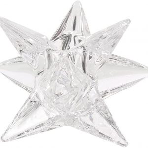 Candle Holder Star Glass