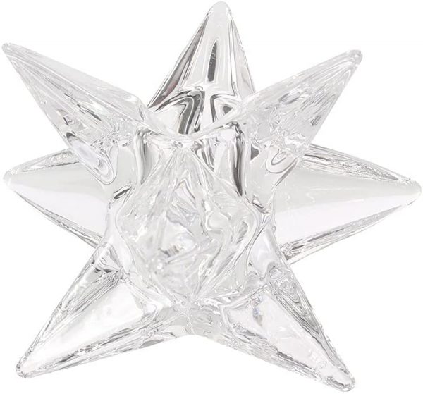Candle Holder Star Glass