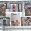 EagleWiz Crush Crystal jewel Mirrored diamond Effect 6 Collage Photos Wall Frame Silver Mirror affect 4x6inch Wedding Gift