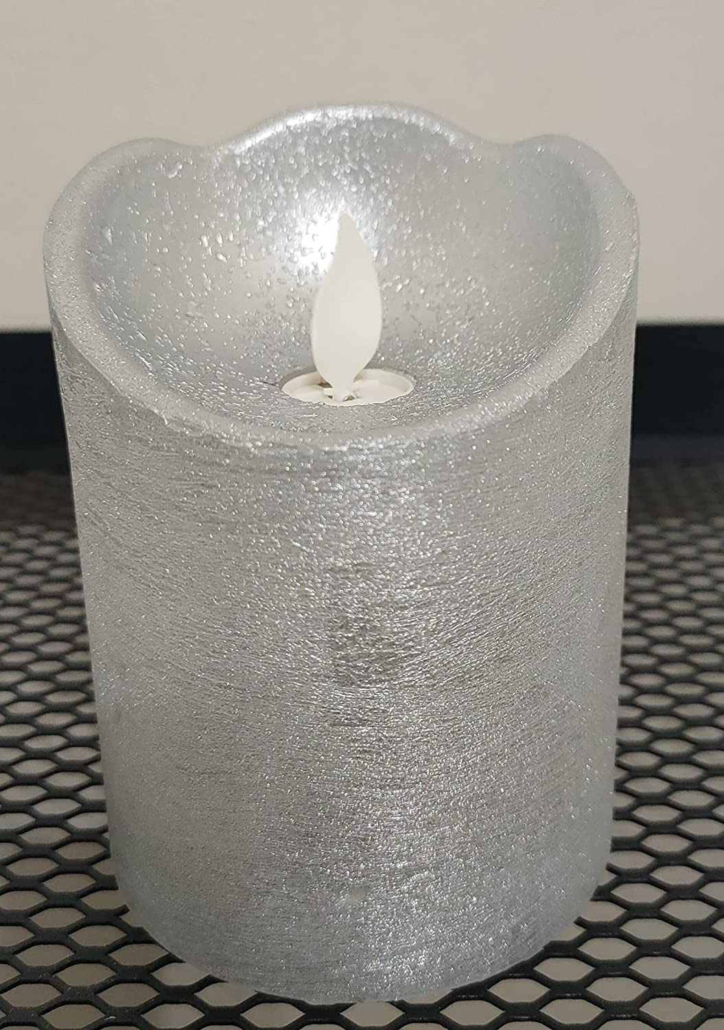 LED-pillar-candle-silver