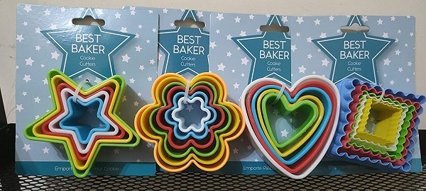 plastic cookie cutters shapes