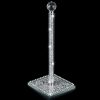 silver crushed crystal roll holder