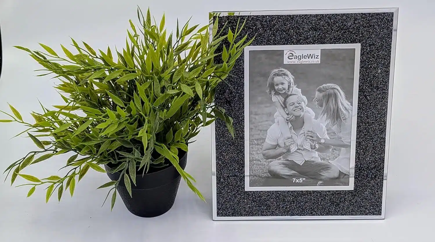 Black Glitter Photo frame2