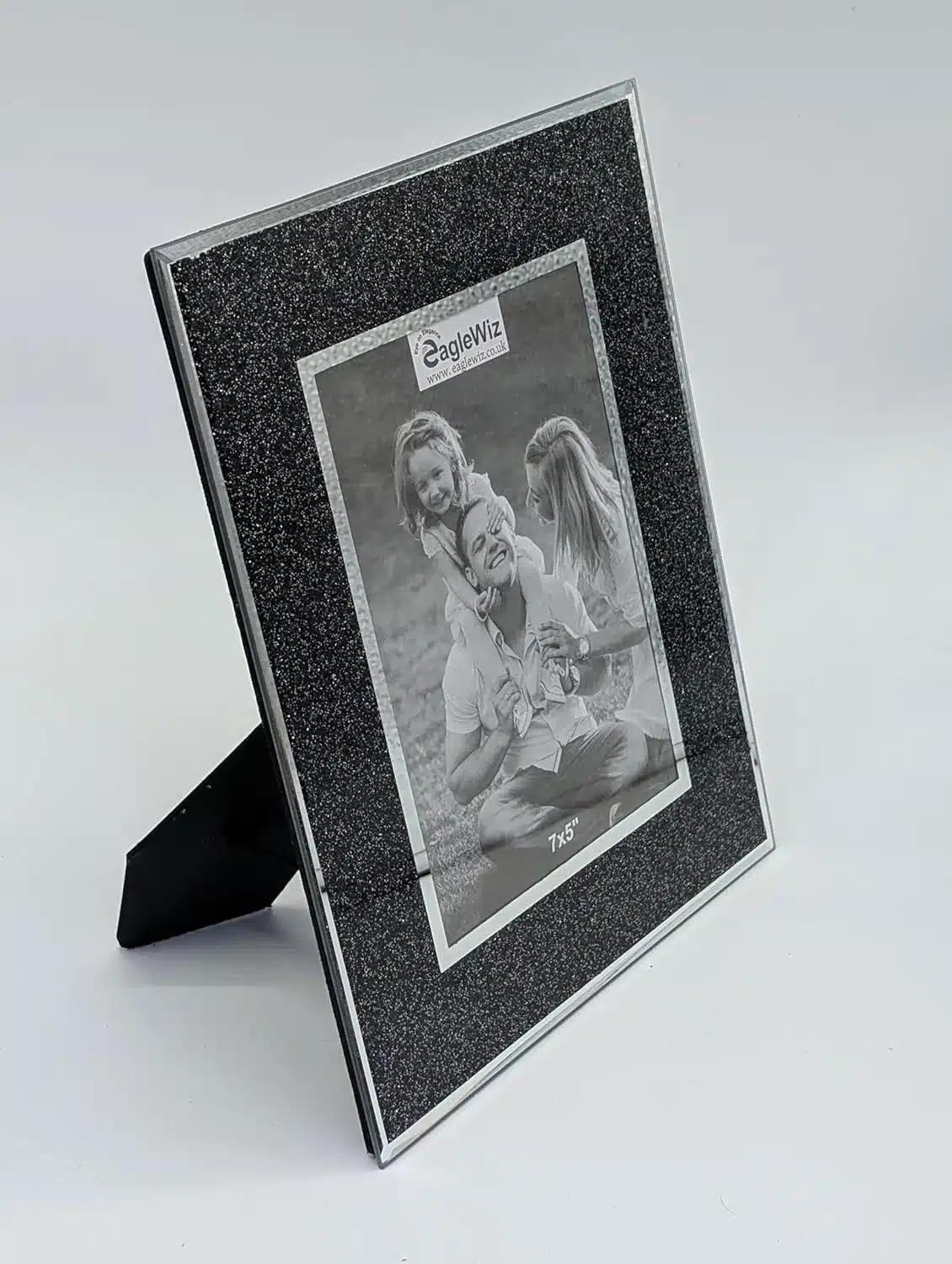 Black Glitter Photo frame4 Black Glitter Photo Frame