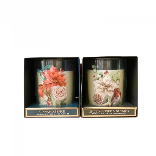 EagleWiz Christmas Spice Candle Pot In Gift Box Set Of Two