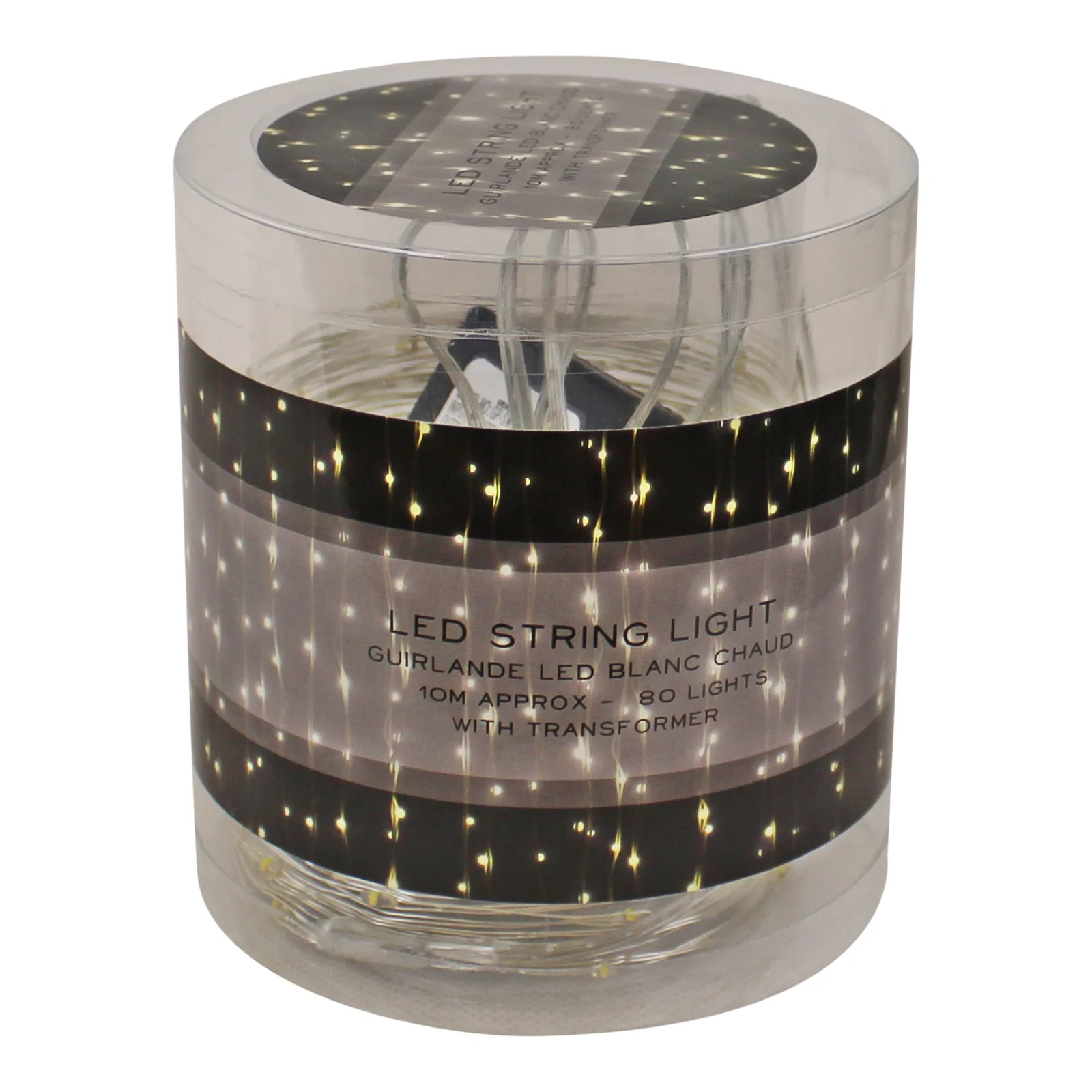 EagleWiz Warm White Led Chain, Approx 80 Lights Over 10 Metres