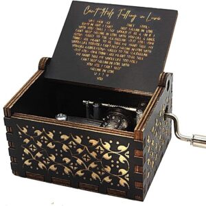 Vintage Wooden Hand Made Music Box, Christmas Valentine Wedding Anniversary Romantic Gift