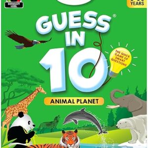 Skillmatics Card Game Guess in 10 Animal Planet Board Games