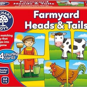Orchard Toys Farmyard Heads and Tails Game Memory & Matching Pairs Card Game