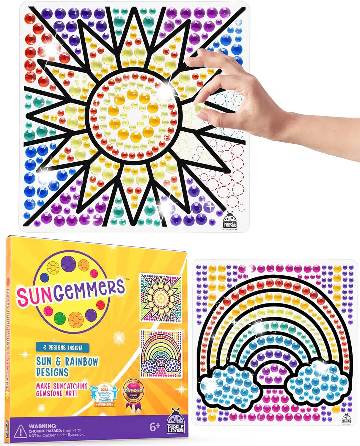 SUNGEMMERS Suncatcher Diamond Art Painting Craft Kits