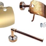 gold rose gold rose gold simple roll holder