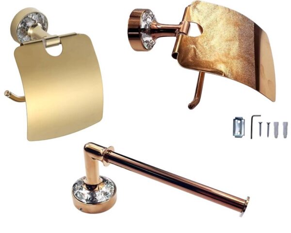gold rose gold rose gold simple roll holder