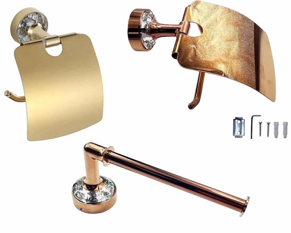 gold rose gold rose gold simple roll holder