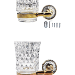 toothbrush holder gold rose gold