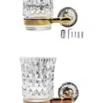 toothbrush holder gold rose gold