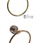 towel ring gold rose gold