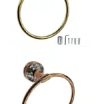 towel ring gold rose gold