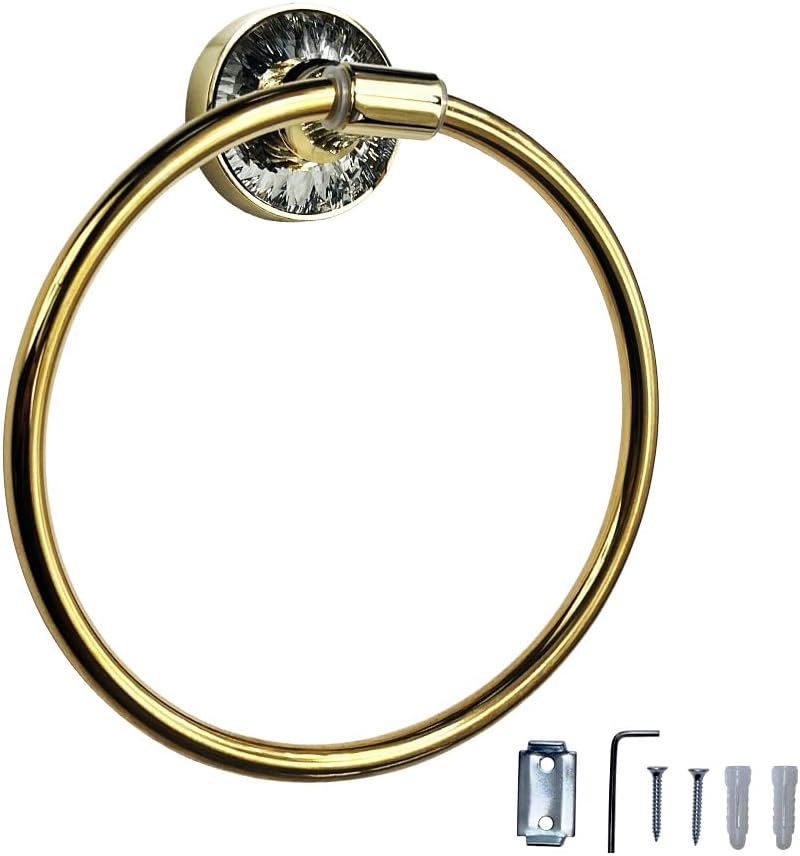 towel ring gold