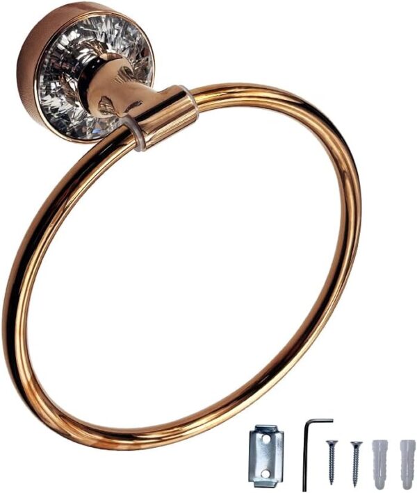 towel ring rose gold