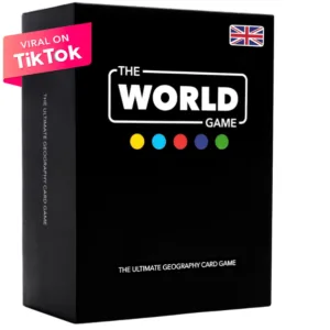 The World Game - Geography Card Game - Educational Board Game for Kids, Family & Adults - Learning Game for Teenage Boys & Girls