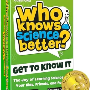 QUOKKA Who Knows Science Better Kids & Family Card Quiz Game | Fun & Educational Questions for Children & Families | Suitable for Boys & Girls 5+ Years Old