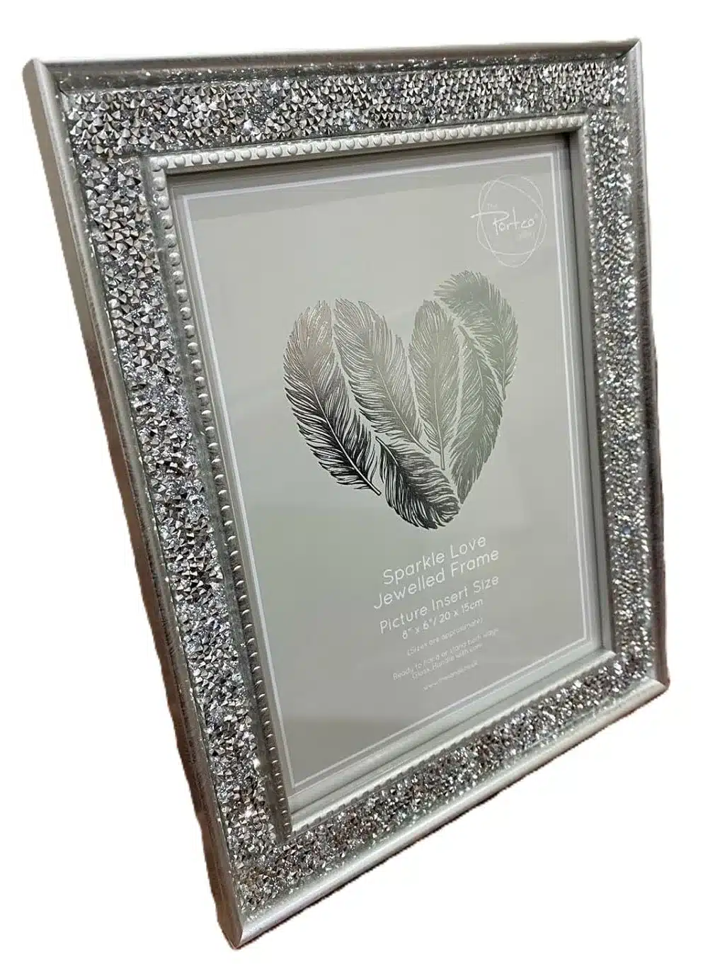 Sprakle Love Crushed Diamond Jewelled Photo Frame for Home Decoration